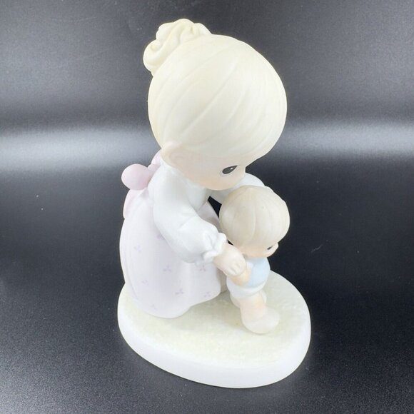 Vintage 1990 Precious Moments figurine titled One Step at a Time Ceramic Figure - Picture 5 of 9